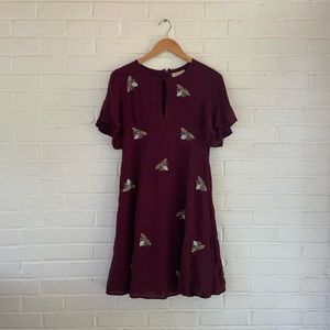 Anthropologie Moulinette Seours embroidered dress